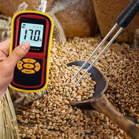 Flour Moisture Meter Brand|wheat corn soya beans moisture meter.